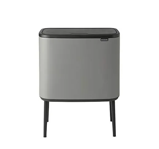 Brabantia Bo Touch, 36 L, cemento minerale, grigio