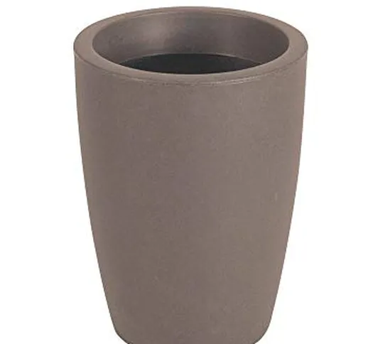 vanossi Vaso Ø50x36cm in Polietilene Hydra Tondo Avana