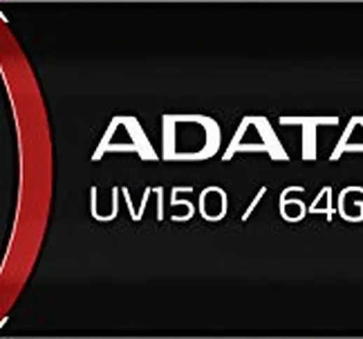 ADATA 64GB DashDrive UV150 unità flash USB USB tipo A 3.0 (3.1 Gen 1) Nero