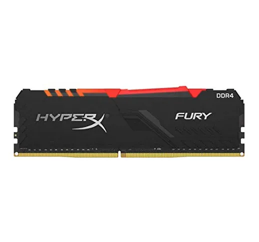 HyperX Fury (HX436C17FB3A/8) Memoria 8GB, 3600 MHz, DDR4, CL17 DIMM 1Rx8 RGB