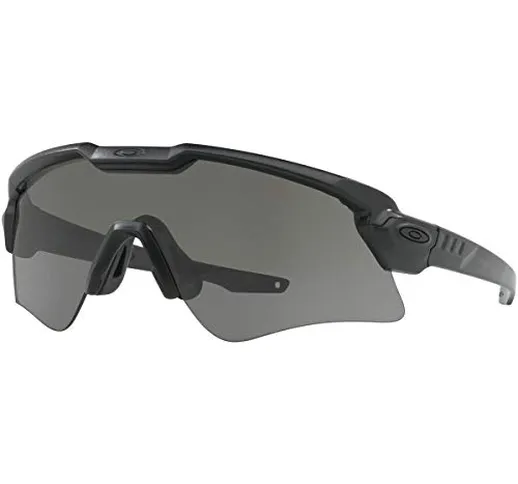 Oakley SI Ballistic M-frame Alpha Terain Occhiali per attività sportiva, colore: nero/grig...