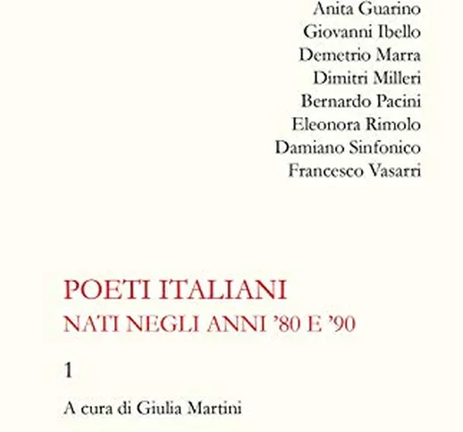 Poeti italiani nati negli anni '80 e '90: 1