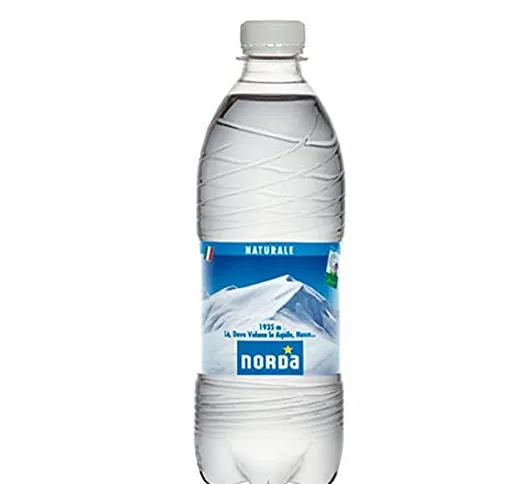 24 bottiglie Acqua minerale Naturale 50 cl. Norda 50 cl