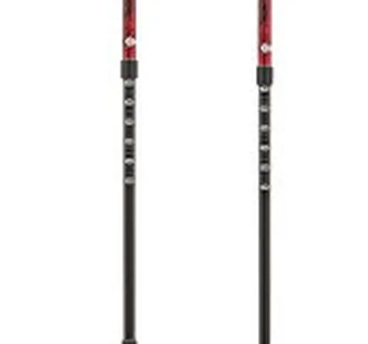 Ferrino GTA, Bastoncini da Trekking Rosso, 60-135 cm