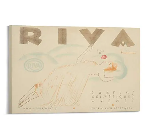 Riva Ca 1920 - Stampa artistica su tela su tela e parete con stampa artistica moderna, per...