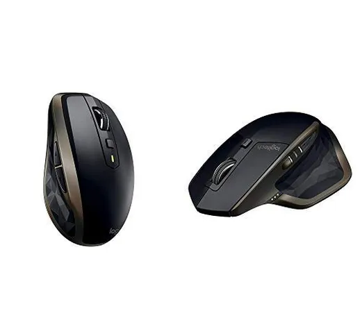 Logitech MX Anywhere 2 Mouse Wireless con Bluetooth e Unifying, Versione per Amazon + Logi...