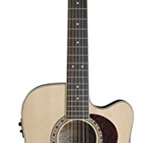 Washburn HD10SCE12 Heritage 10 Series - Chitarra acustica Cutaway 12 corde, naturale