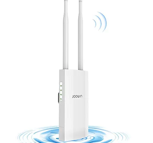 JOOWIN Outdoor Access Point Wireless 1200 Mbps Esterno WiFi Extender con Poe Dual Band 2.4...