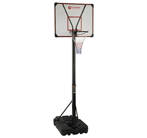 Garlando BA-24 Piantana Basket San Diego - Altezza Regolabile 225-305 cm.