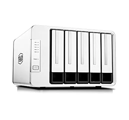 TERRAMASTER D5-300 Type C 5-bay Box Raid Externo USB3.0 (5Gbps) Supporto Raid 5 Disco Rigi...