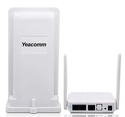 Yeacomm Outdoor Router 4G WiFi CPE, Mobile Router 4g Wi-Fi Supporta Tutti Gli Operatori in...