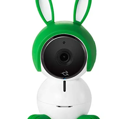 Arlo ABC1000 Baby Monitor Smart WiFi Full HD, audio 2 vie, visione notturna, sensori d'ari...