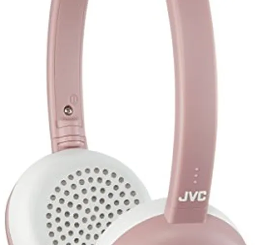 JVC AURICULARES HA-S20BT-P-E (ON-EAR, BLUETOOTH, WITH A BUILT-IN MICROPHONE, POWDER PINK C...