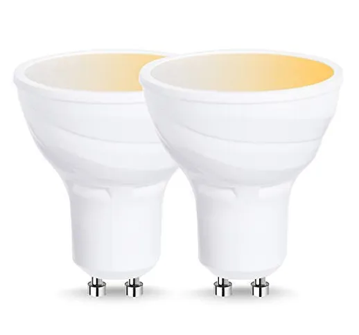 Lohas Smart Lamp Spotlight, Lampadina a LED con attacco GU10, bianco (2000-6500K), potenza...