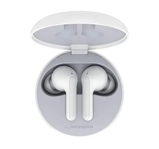 LG Cuffie Bluetooth Wireless In Ear TONE Free FN4 White, Auricolari Bluetooth 5.0 Senza Fi...