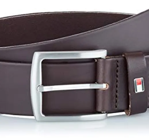 Tommy Hilfiger New Denton Belt 4.0 Cintura, Marrone (Testa di Moro), 7 (Taglia Produttore:...