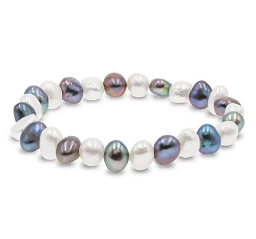 Bracciale Secret & You con perle coltivate d'acqua dolce barocche bianche o colorate - Le...
