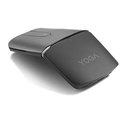 Lenovo YOGA mouse, Wireless, Bluetooth con display touch adattivo, Nero, GX30K69572