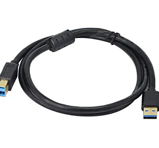 Cerrxian, cavo USB 3.0 tipo A a tipo B SuperSpeed, cavo per stampante USB 3.0, cavo scanne...