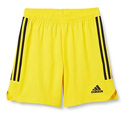 adidas Condivo 22 Match Day, Pantaloncini da Calcio Uomo, Team Yellow/Black, M