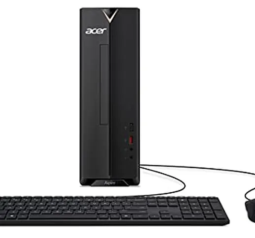 Acer Aspire XC-1660 PC Fisso, Desktop con Processore Intel Core i5-11400, Ram 8 GB DDR4, 5...