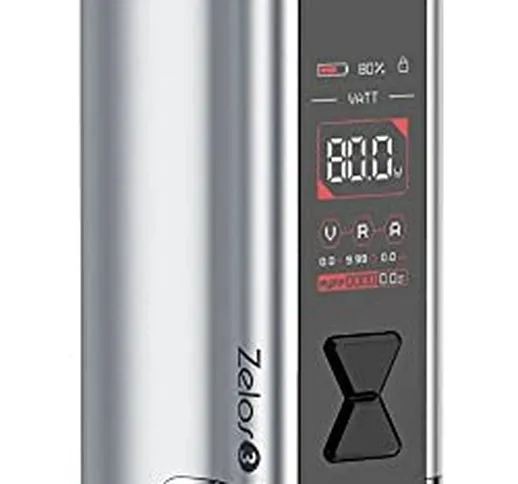 Aspire Zelos 3 Svapo Box Sigaretta Elettronica 80W Zelos Batteria 3200mAh (SILVER) con Dis...