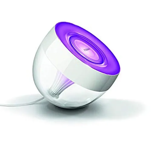 Philips Lighting  Iris, Lampada da Tavolo Connessa, compatibile con Alexa, Google Home, Ap...