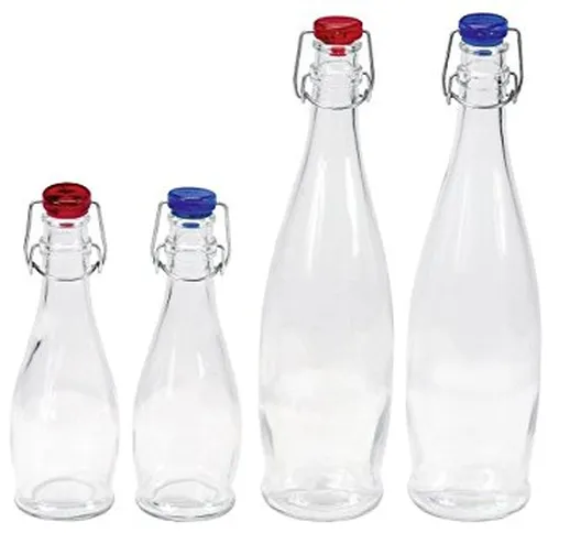 Botella de agua de vidrio