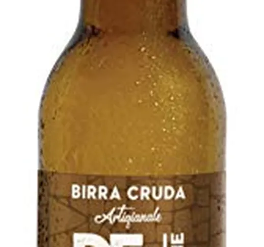 Birra Artigianale Cruda Italiana DELìRA - Pale Ale Senza Glutine - Confezione da 12 Bottig...