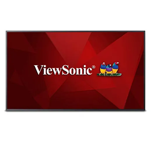 Viewsonic CDE5010 visualizzatore di messaggi 127 cm (50") LED 4K Ultra HD Digital signage...