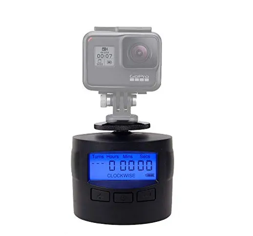 Turnspro – Supporto Time lapse per fotocamera – rotazione panoramica 360 gradi per GoPro D...