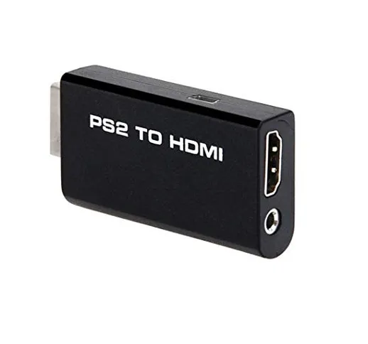 SOUTHSKY Mini video convertitore e adattatore da PS2 a HDMI con uscita audio da 3,5 mm per...