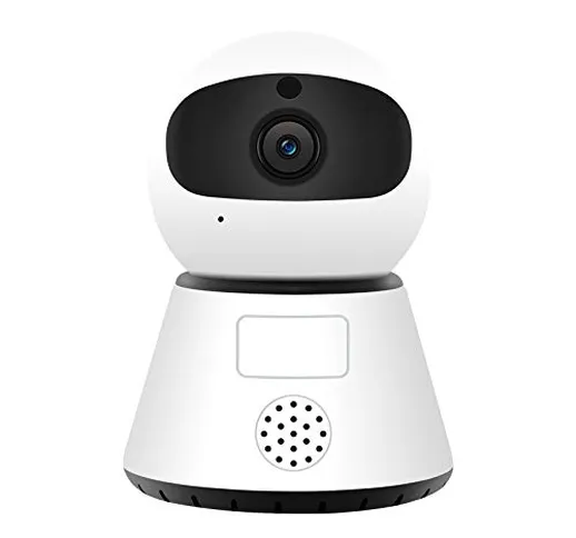 BELOPEZZ Videocamere per Animali,Baby Monitor Telecamera WiFi Interno,Telecamera Interna c...