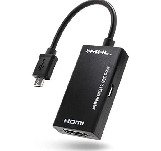 Adapter-Universe® 9070 Micro USB MHL a HDMI Adattatore per Samsung Galaxy S2 I9100 HTC EVO