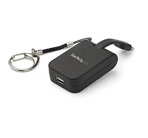 StarTech.com Adattatore portatile USB-C a Mini DisplayPort con portachiavi e cavo integrat...