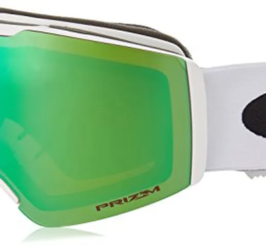 Oakley Fall Line 708509 0 Occhiali Sportivi, Bianco (Matte White/Prizmsnowjadeiridium), 99...