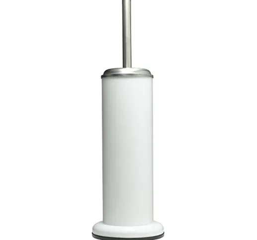 Sealskin Acero Scopino da Toilette, Acciaio Inossidabile, Bianco, 12.6 x 12.6 x 41 cm