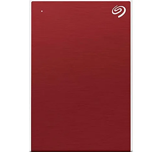 Seagate 1TB Backup Plus Slim Portable External Hard Drive Colore: rosso 2TB