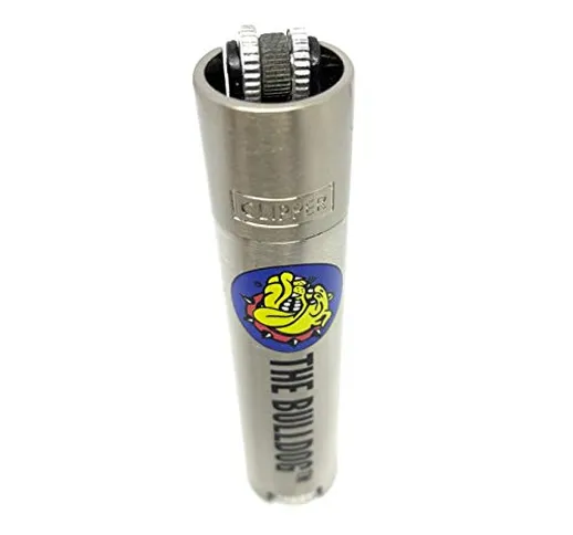 Accendino Clipper Metal Edizione Limitata Gas Bulldog Amsterdam Ricaricabile