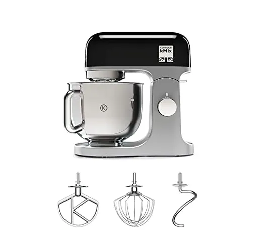 Kenwood KMX750BK Impastatrice Planetaria Kitchen Machine kMix, Robot da Cucina Mixer, 1000...