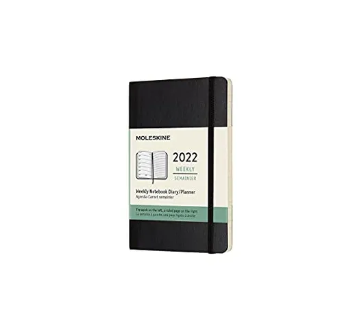 Moleskine, Agenda Settimanale 2022, Agenda Settimanale 12 Mesi, Weekly Planner e Notebook,...