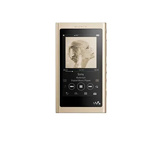 Sony NW-A55 Lettore Musicale Walkman 16 GB con Display 3,1", Hi-Res Audio, S-Master HX, DS...