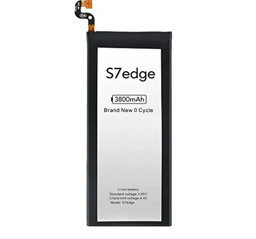 GUDTEKE Batteria per Samsung Galaxy S7 Edge G935 EB-BG935ABA Batteria agli ioni di litio m...