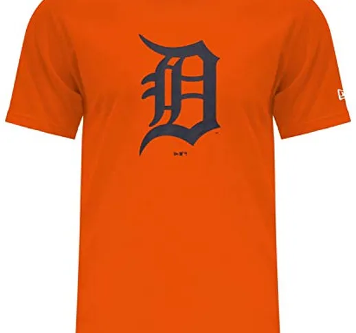 New Era - Maglietta MLB Detroit Tigers Essential, Colore: Arancione Colore: Arancione. XL