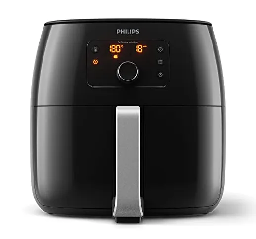 Philips Airfryer XXL Premium - 7,3 L, Friggitrice Senza Olio, Tecnologia Rapid Air e Fat R...