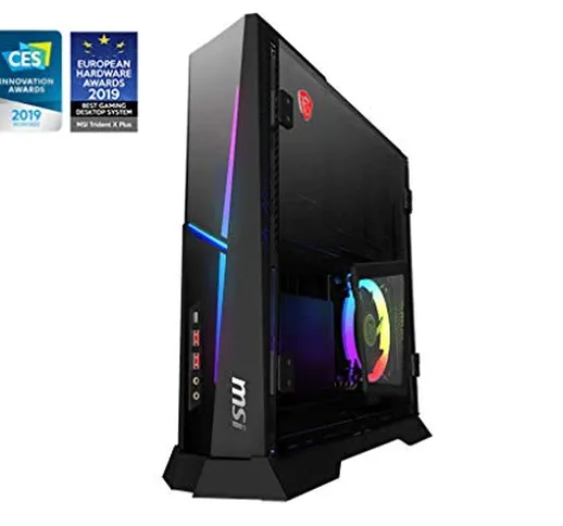 MSI Trident X Plus 9th – Computer desktop (Intel Core i7 – 9700 K, 16 GB RAM, SSD da 256 G...