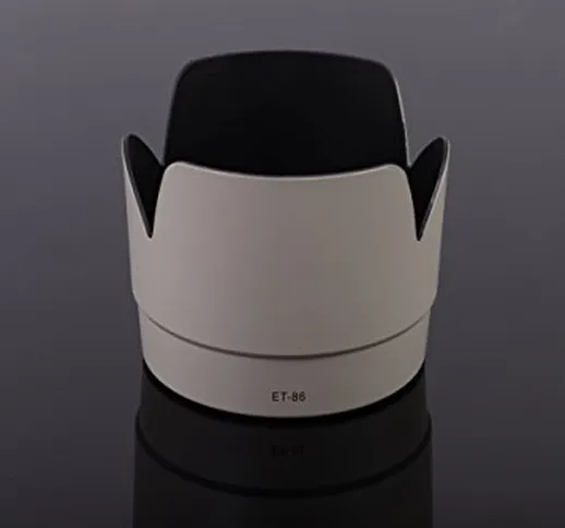vhbw Paraluce Plastica, bianco-grigio per Canon L EF 70-200mm f, 2.8L IS USM come ET-86.
