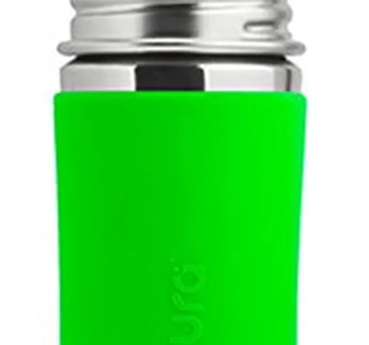Pura Kiki Baby verde bottiglia in acciaio inox 325 ML