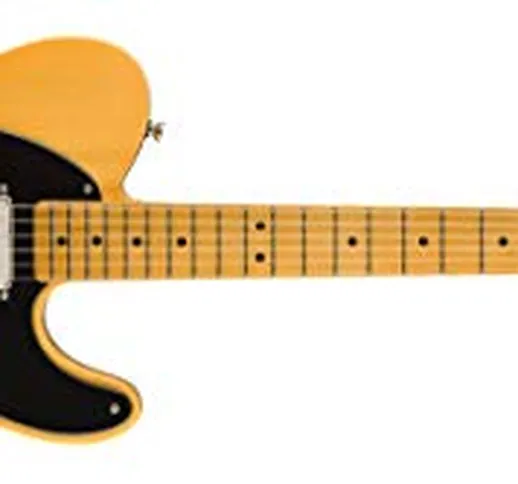 Squier by Fender 50's Telecaster - Chitarra elettrica, in acero, colore giallo (Butterscot...