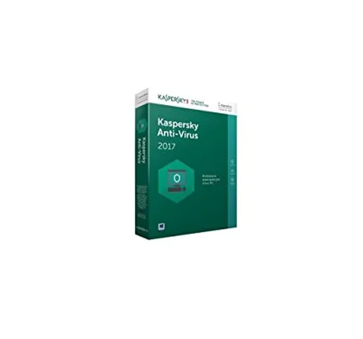 KASPERSKY ANTIVURUS 2017 Full Box 3 User 1 Anno